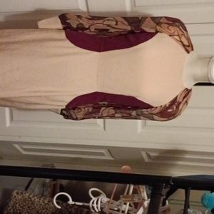 Women's Lilia stogova lace sleeves cocktail dress size 40